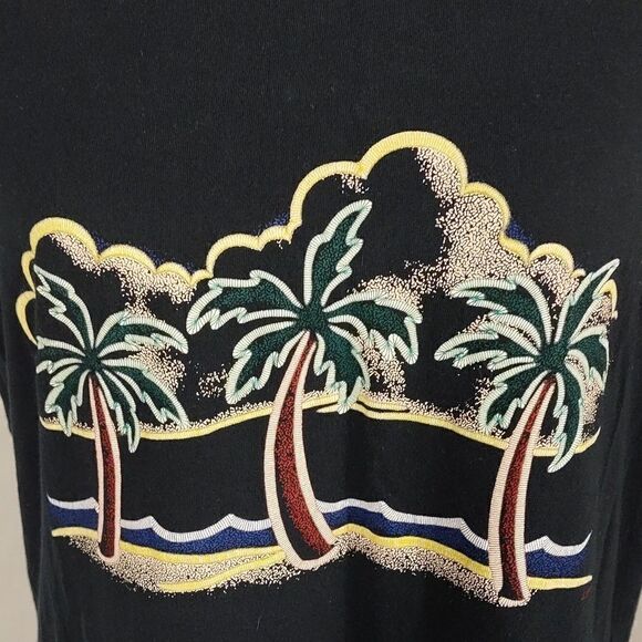 Katz Black Palm Tree T-shirt Dress - Picture 5 of 7